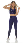 SET:  Sport Pant & Top CJ-007 / BLUE