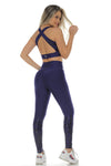 SET:  Sport Pant & Top CJ-007 / BLUE