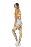 Set / Sport Pant LS-072 + Top lulu / Yellow