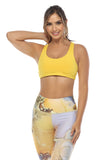 Set / Sport Pant LS-072 + Top lulu / Yellow