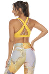 Set / Sport Pant LS-072 + Top lulu / Yellow